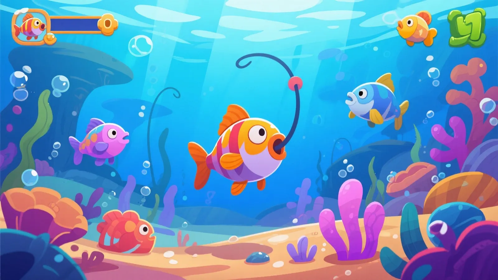 捕鱼风暴主题视觉